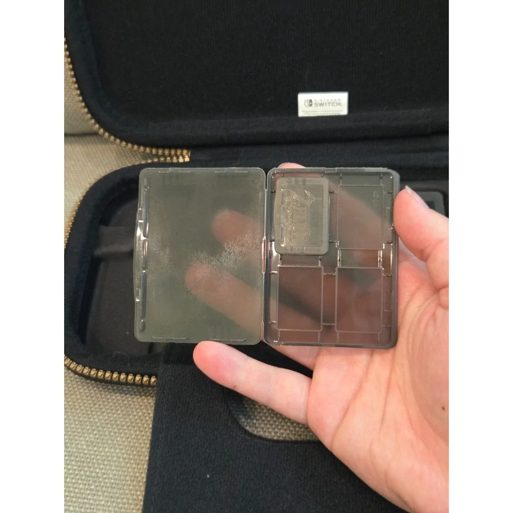 Licensed Nintendo Switch Deluxe Zelda Link Travel Case Faux Leather